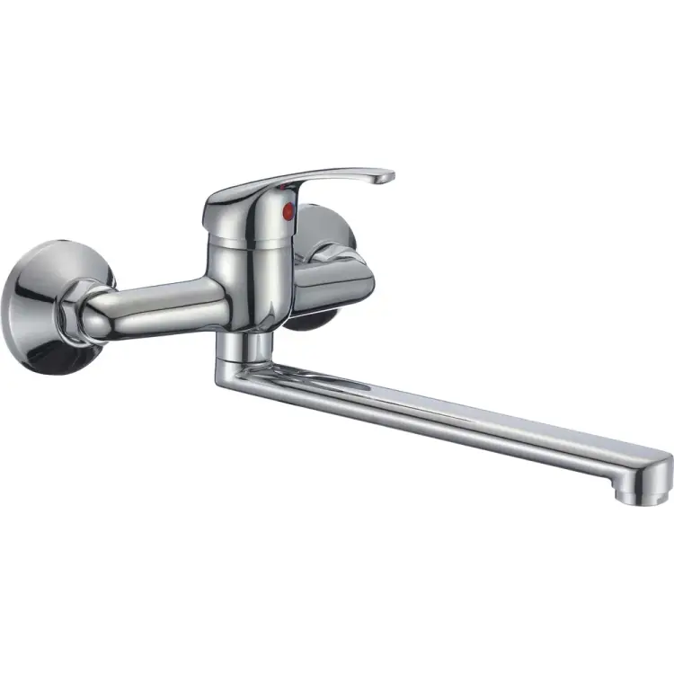 Одноручный настенный смеситель для умывальника Eleanti 0402.857