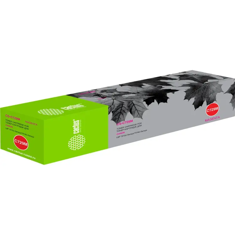 Лазерный картридж для canon i-sensys lbp-7010c/ lbp-7018c Cactus 729 m 727287 Лазерный картридж для canon i-sensys lbp-7010c/ lbp-7018c Cactus 729 m 727287
