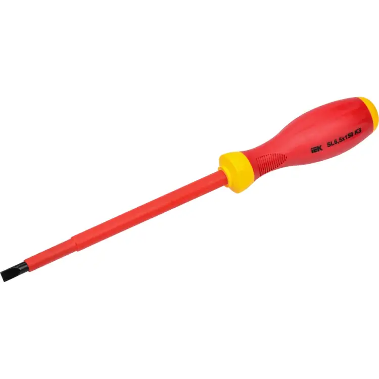 Диэлектрические отвертка IEK ARMA2L 3 A2L3-SC30-K3-SL-65-150 Диэлектрические отвертка IEK ARMA2L 3 A2L3-SC30-K3-SL-65-150