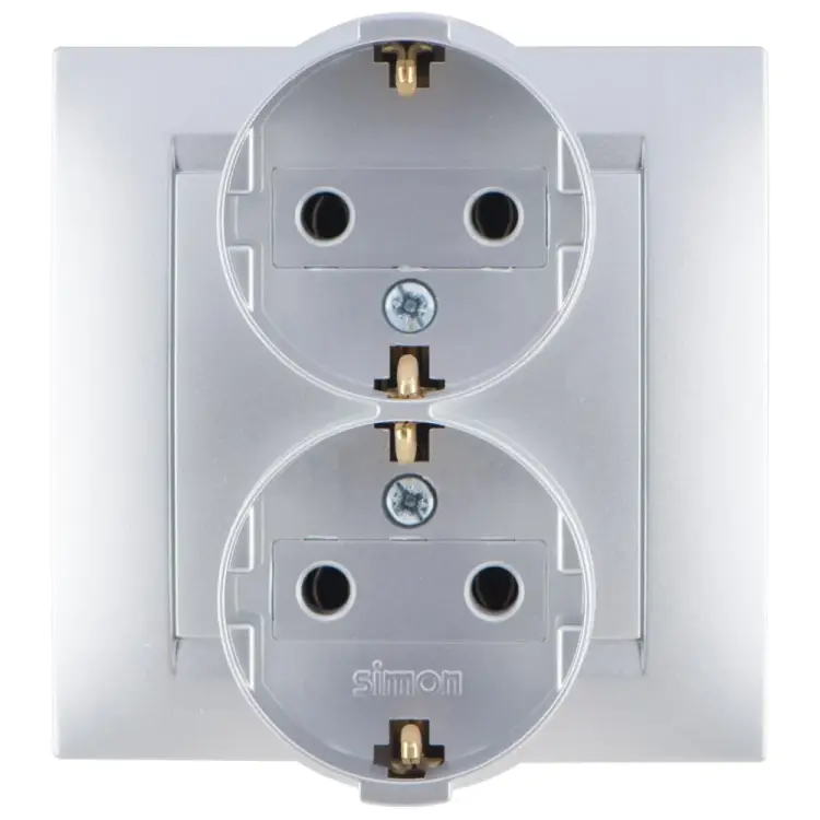 Двойная розетка Simon 1590459-033