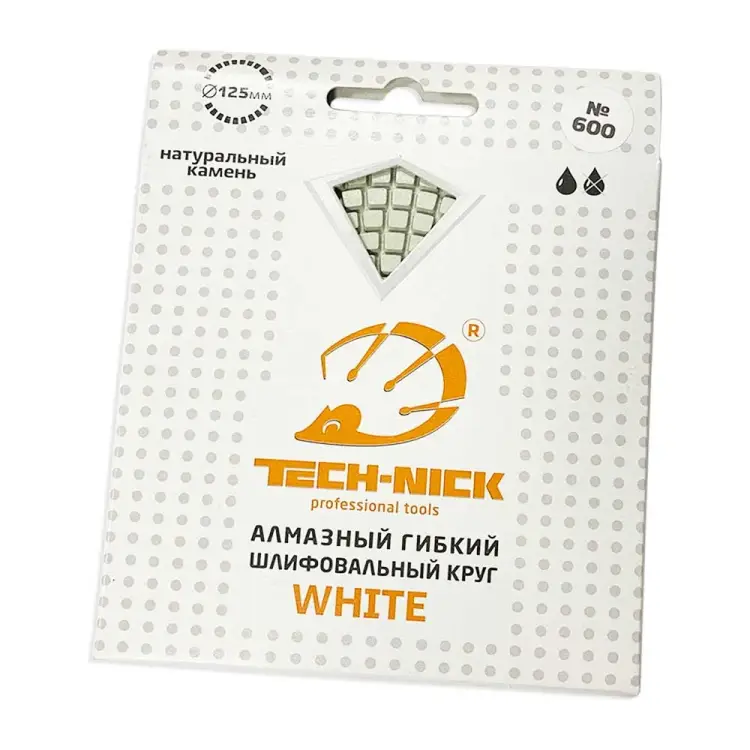 Гибкий шлифовальный алмазный круг TECH-NICK АГШК WHITE NEW 128.120.7358 Гибкий шлифовальный алмазный круг TECH-NICK АГШК WHITE NEW 128.120.7358