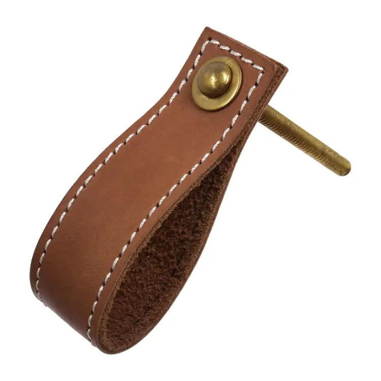 Кожаная ручка для мебели BlumenHaus 66312