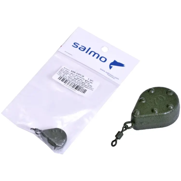 Грузило Salmo BUN SWIVEL green SBS-040GR