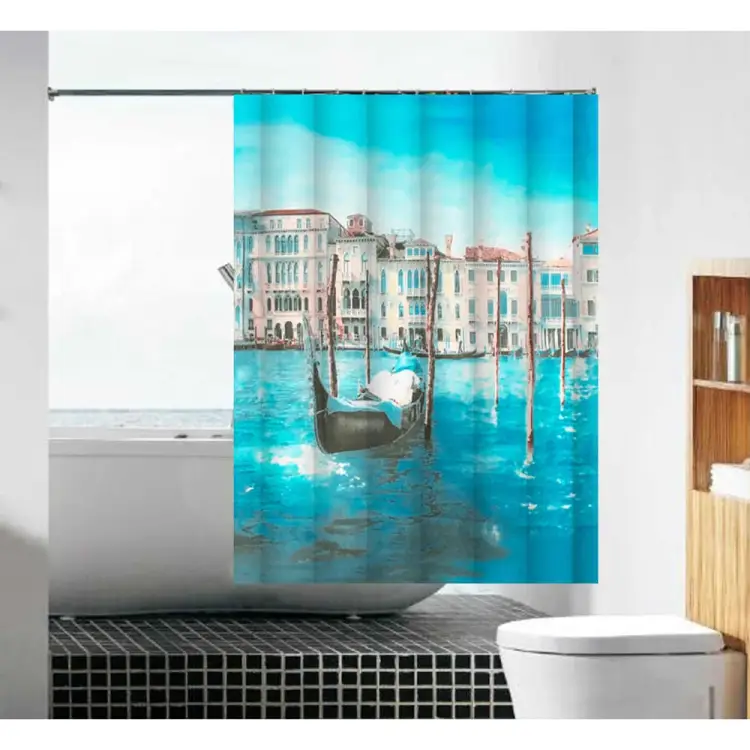 Тканевая шторка для ванной комнаты Melodia della vita Венеция MZ-106 20991