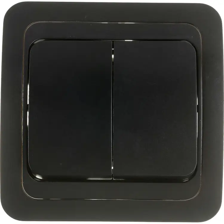 Двухклавишный выключатель Smartbuy Марс SBE-02b-10-SW2-0-c