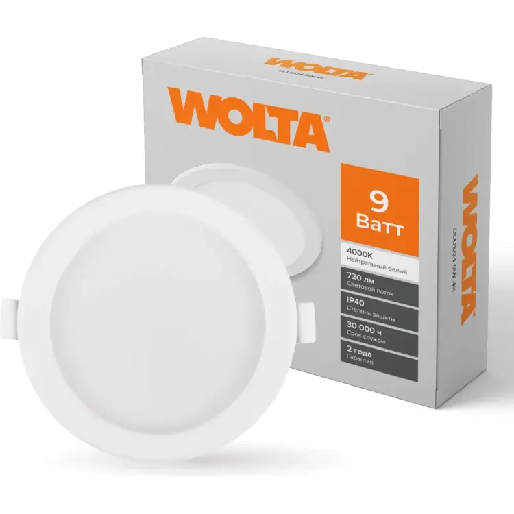 Светодиодный светильник Wolta DLUS-9W-4K