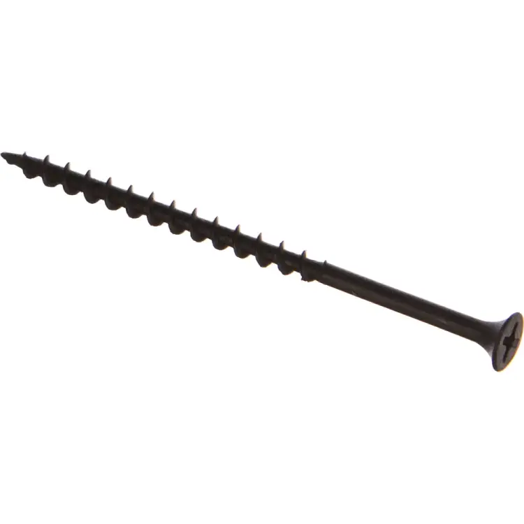 Черные саморезы по гипроку к дереву ХВАТ 4,2x75 100 шт. 22275-0