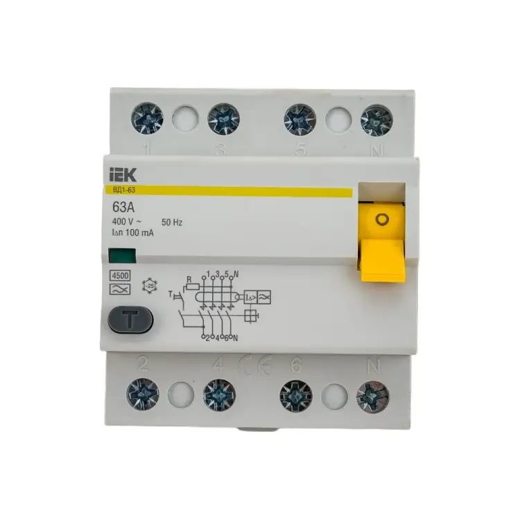 Устройство защитного отключения IEK ВД1-63, MDV11-4-063-100