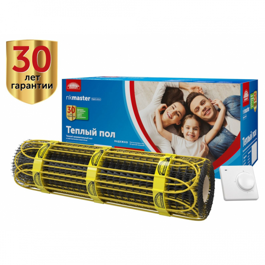 Комплект теплого пола Национальный комфорт Мастер 2НК 600-4,0