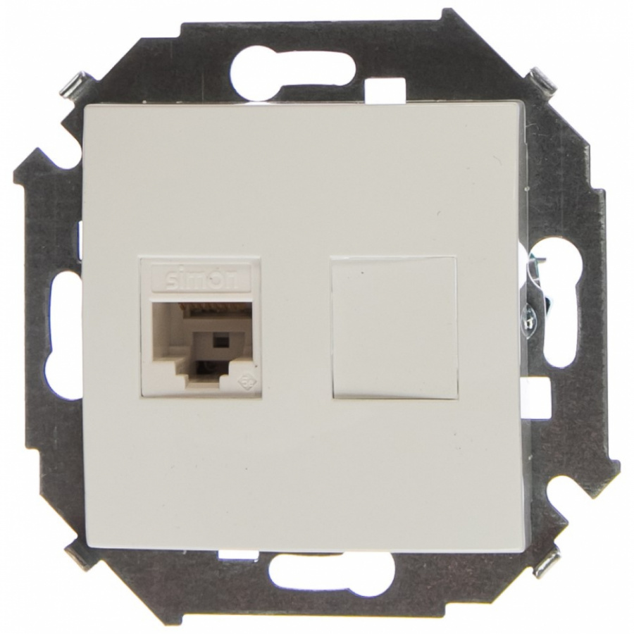 Компьютерная розетка Simon 1591551-030