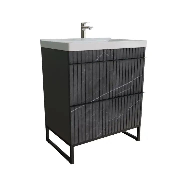 Тумба для ванной под умывальник Грэйс-70 MIXLINE Окленд-70 ЛОФТ NEW Графит Мрамор 551729 Тумба для ванной под умывальник Грэйс-70 MIXLINE Окленд-70 ЛОФТ NEW Графит Мрамор 551729