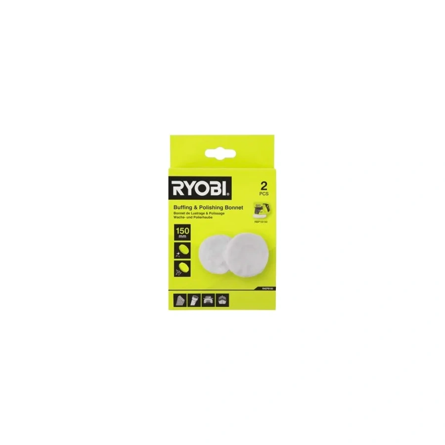 Полировальные насадки Ryobi RAEPB150 150 мм 5132005886 Полировальные насадки Ryobi RAEPB150 150 мм 5132005886