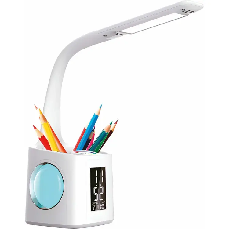Настольная лампа светильник ночник DASWERK с органайзером и дисплеем "8 в 1", LED 10Вт 238324 Настольная лампа светильник ночник DASWERK с органайзером и дисплеем "8 в 1", LED 10Вт 238324