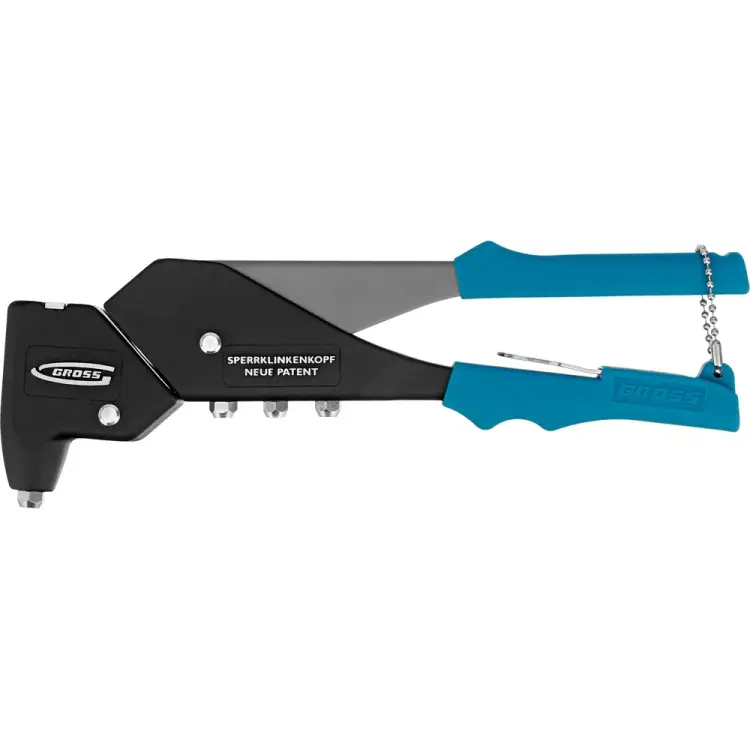 Литой усиленный поворотный заклепочник GROSS 40405 Литой усиленный поворотный заклепочник GROSS 40405