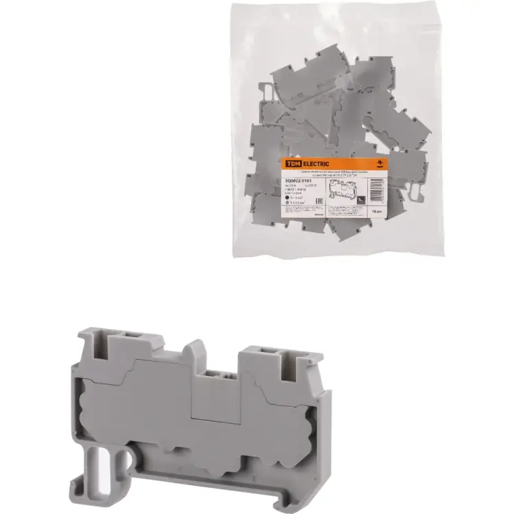 Безвинтовой клеммный зажим TDM ELECTRIC ЗКБ SQ0822-0161