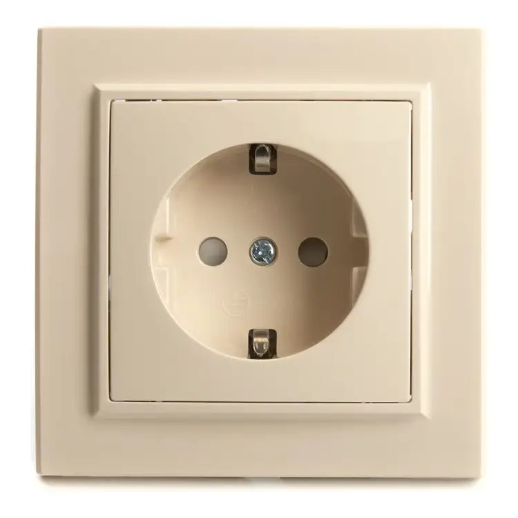 Одноместная розетка STEKKER Эрна PST16-9010-02 39236