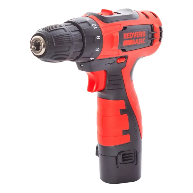 Аккумуляторный шуруповерт REDVERG Basic SD12LE/1-2 6680816