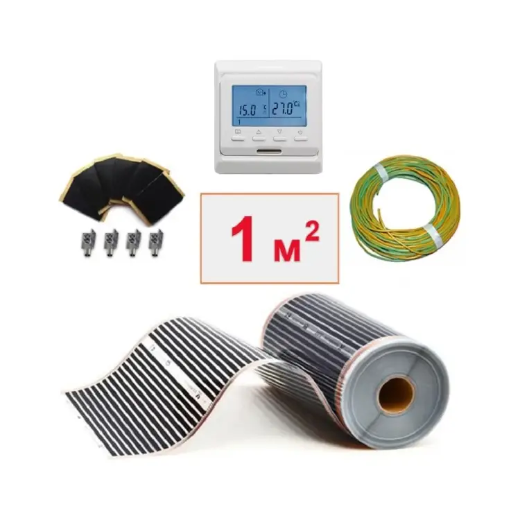 Пленочный электрический теплый пол ТеплоСофт 1м.кв./эл