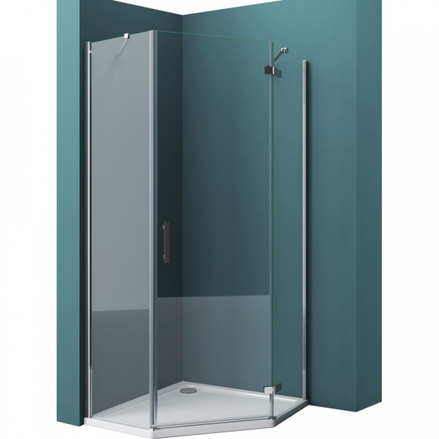 Душевой уголок BelBagno KRAFT-P-1-80-C-Cr-R