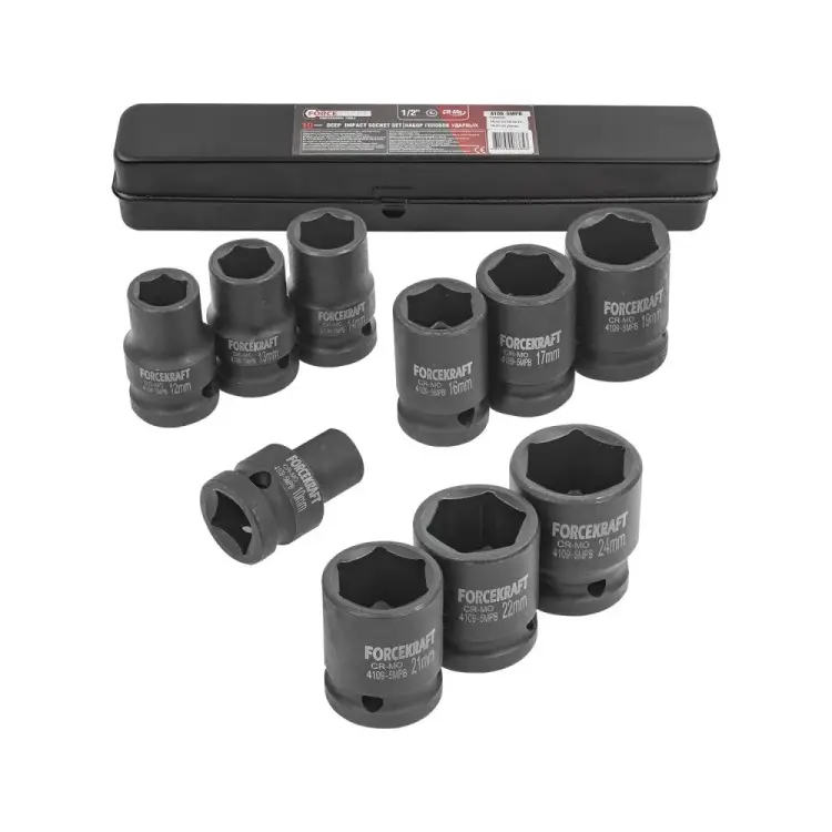 Набор головок ударных Forcekraft FK-4109-5MPB(54596)