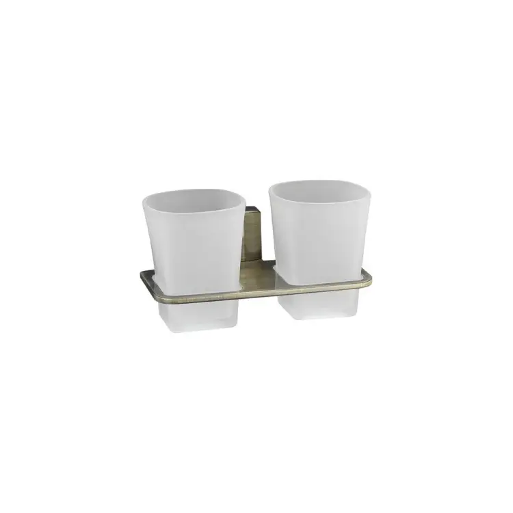 Двойной стеклянный держатель WasserKraft Exter K-5228D