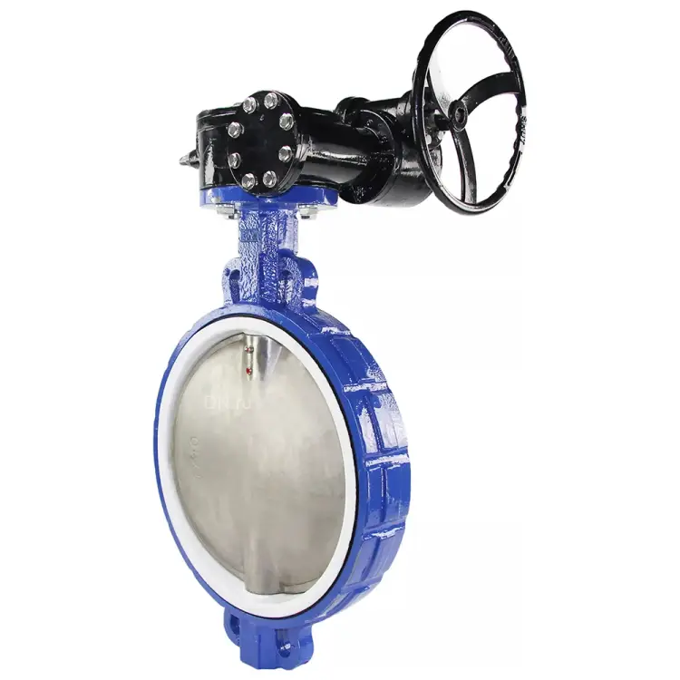 Дисковый поворотный затвор DN.ru wcb-316l-ptfe ду500 ру16 D050-02394