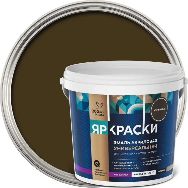 Универсальная акриловая эмаль ЯРОСЛАВСКИЕ КРАСКИ О05195