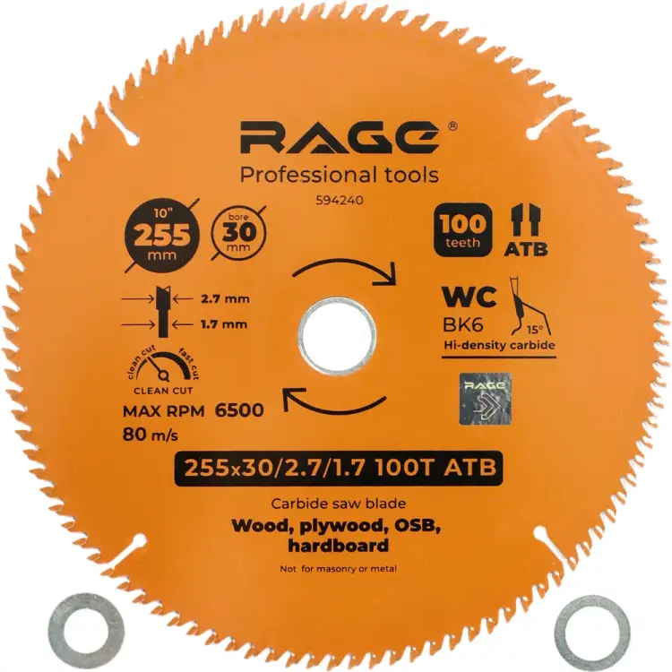 Пильный диск RAGE 594240 Пильный диск RAGE 594240
