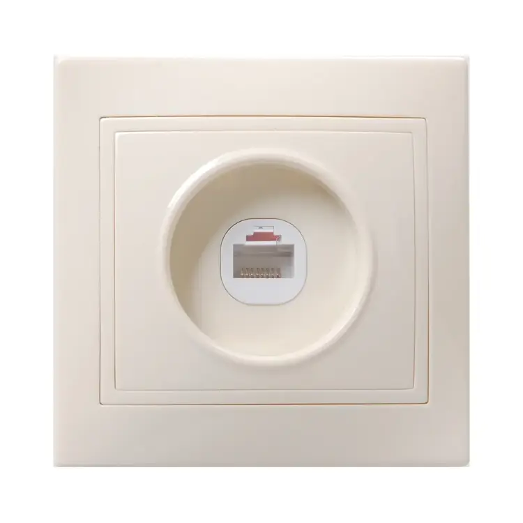 Одноместная компьютерная розетка IEK КВАРТА EKK10-K33-DM