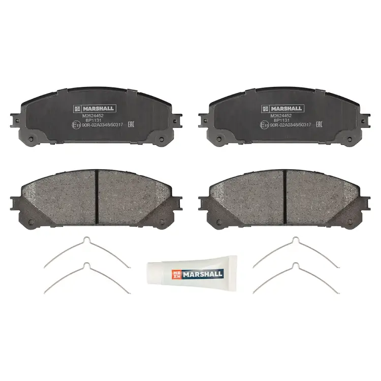 Дисковые передние тормозные колодки Toyota Highlander II, III 07- / RAV4 IV 12-, Lexus NX 14- / MARSHALL M2624452