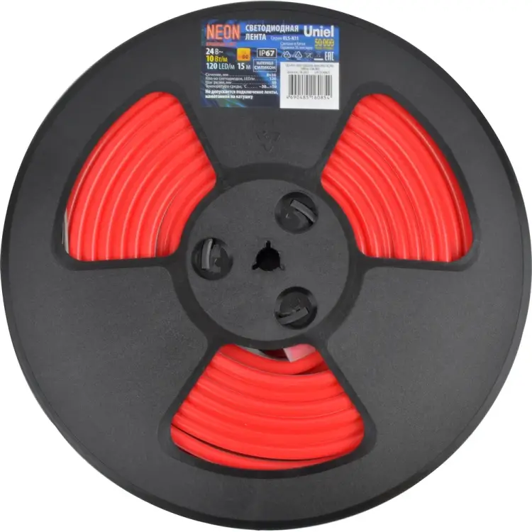 Гибкая герметичная светодиодная лента Uniel ULS-N11-2835-120LED/m UL-00009101