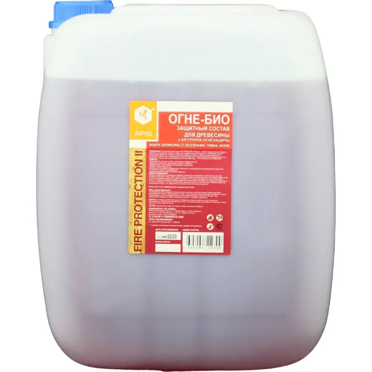Огнебиозащитный состав для древесины APIS FIRE PROTECTION БАРЬЕР-Эконом 4665296515247