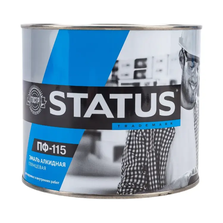 Атмосферостойкая краска Радугамалер ПФ-115 STATUS 4650001278166