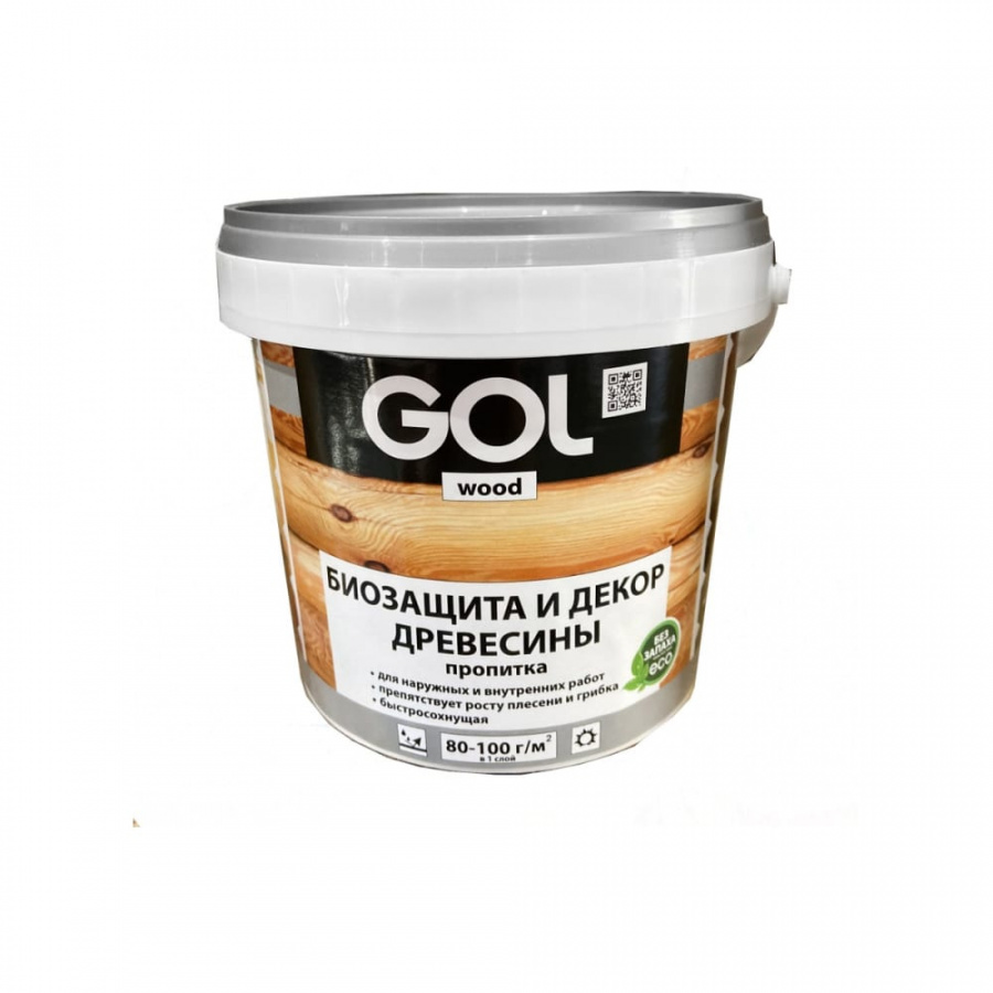 Защитно-декоративная пропитка Palizh GOL wood AQUA