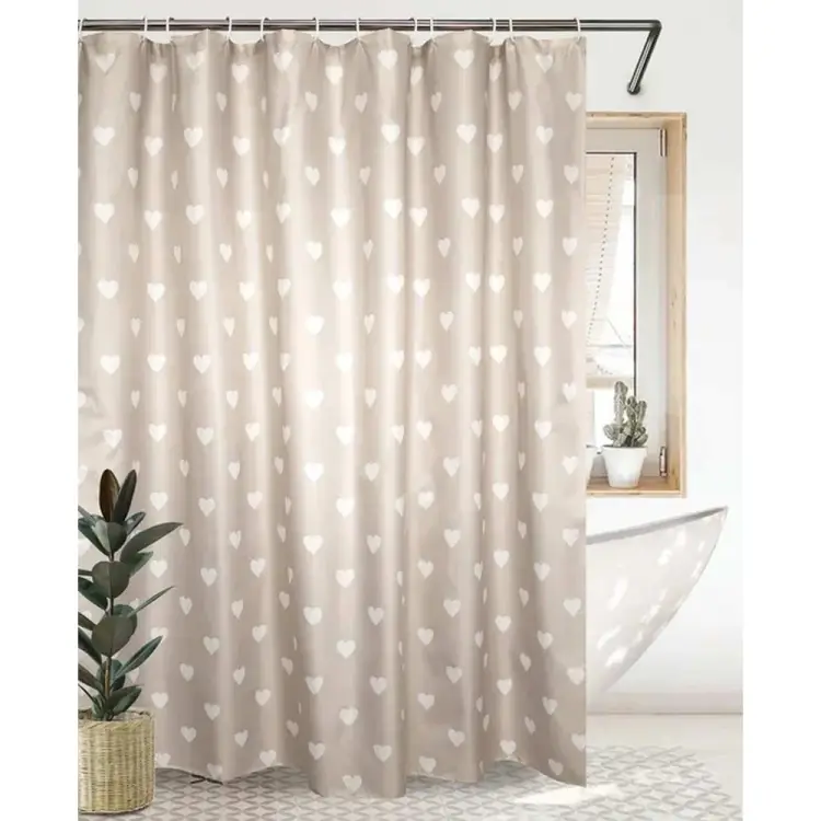 Штора для ванной комнаты Bath Plus Hearts ch14164