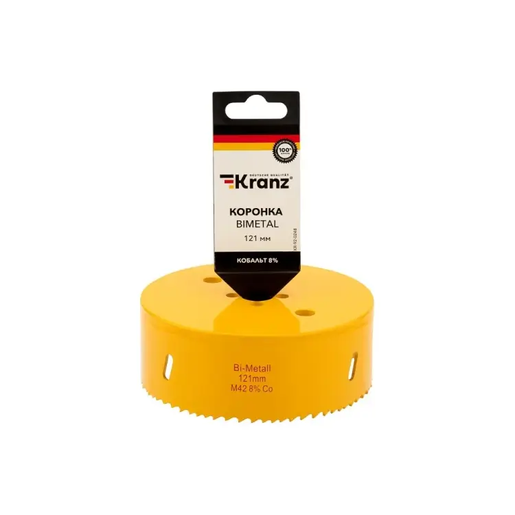 Биметаллическая коронка KRANZ KR-92-0248