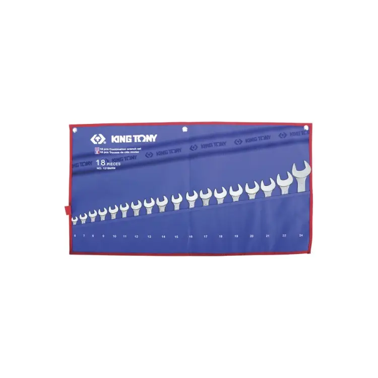 Набор комбинированных ключей KING TONY 1218MRN