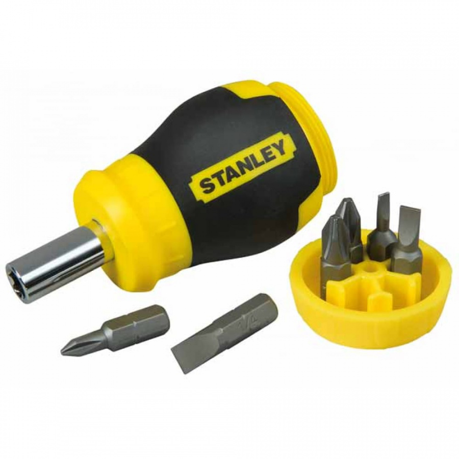 Отвертка Stanley Stubby Multibit
