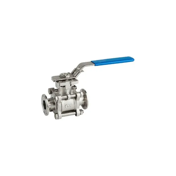 Трехсоставной шаровой кран TITAN LOCK TL125TPBVSS-CL