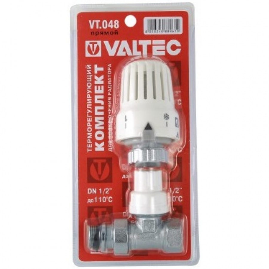 Прямой клапан для радиатора Valtec VT.048.N.04