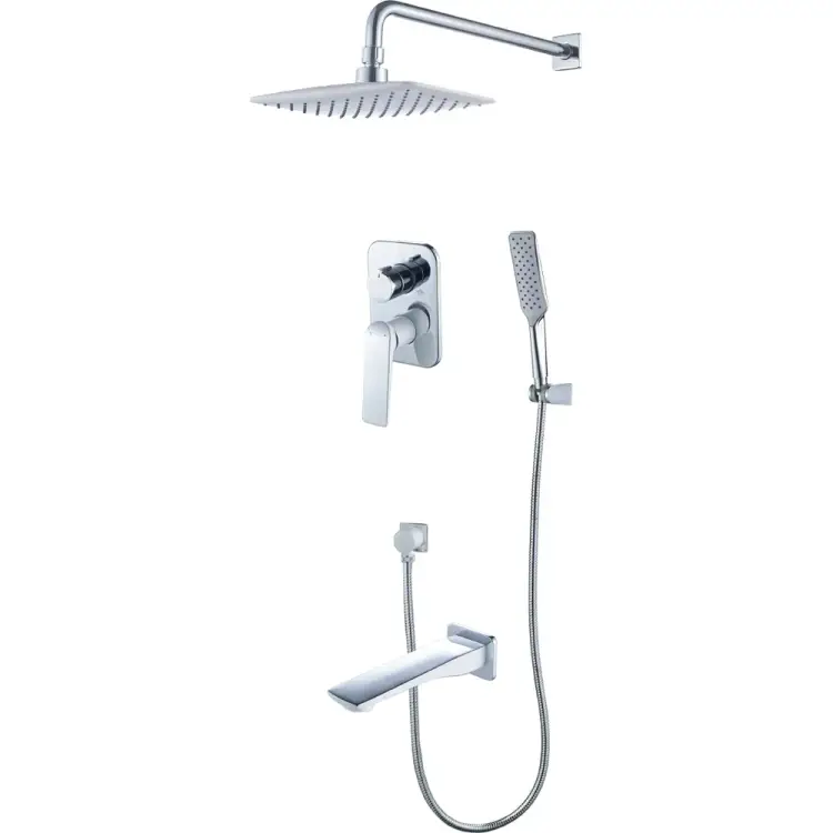 Встраиваемый смеситель для ванны и душа Lemark Allegro LM5922CW