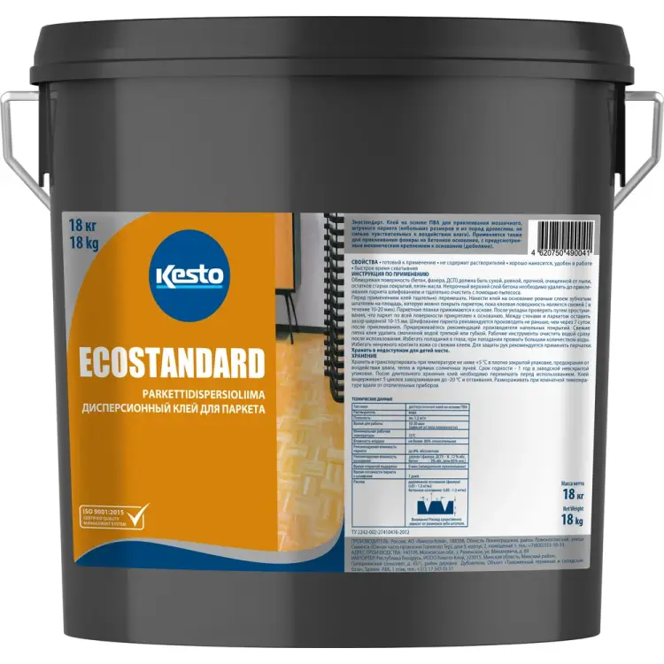 Дисперсионный клей для паркета Kesto EcoStandard 81119