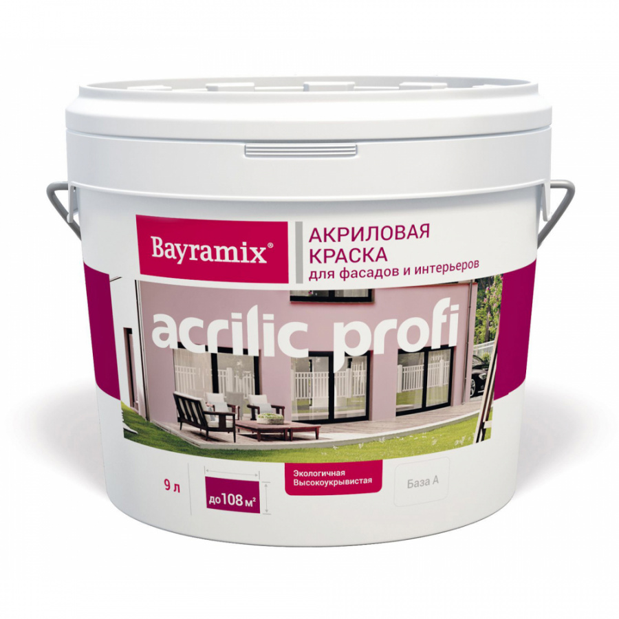 Вододисперсионная краска Bayramix Acrilic Profi