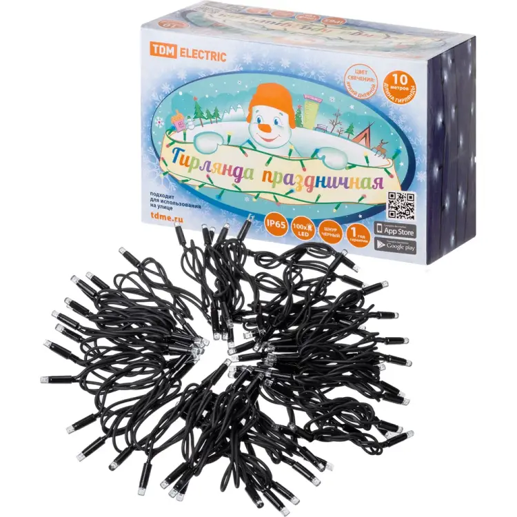 Светодиодная гирлянда TDM ELECTRIC СГУ100Б10 SQ0361-0043