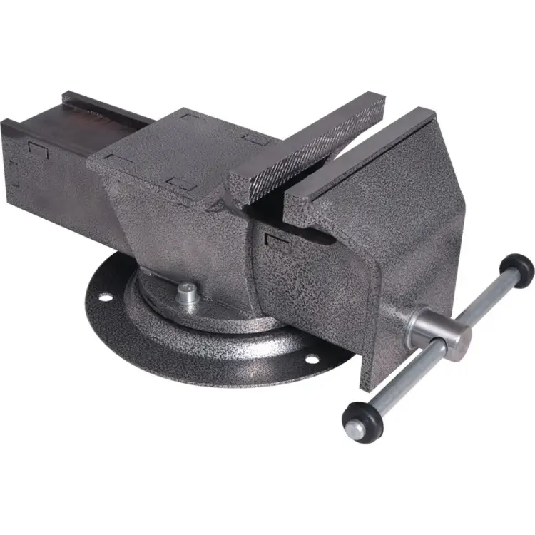 Слесарные поворотные тиски Калибр ТПСН-150ИС (150мм, стальные) 00000079692