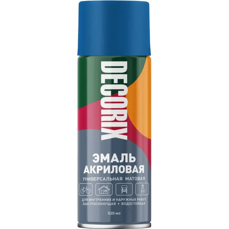 Универсальная аэрозольная акриловая эмаль Decorix 0101-23 DX Универсальная аэрозольная акриловая эмаль Decorix 0101-23 DX