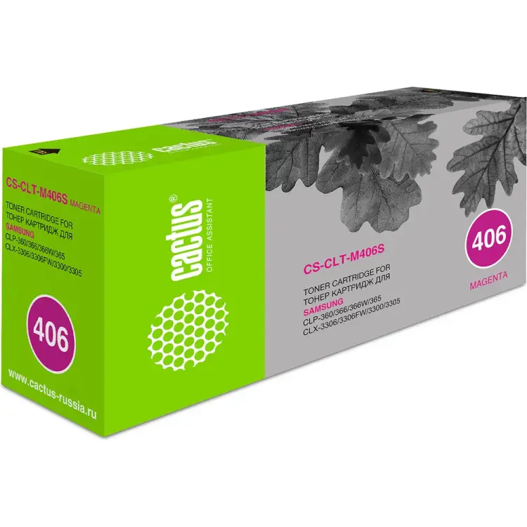 Лазерный картридж для samsung clp-360/365/clx-330 Cactus clt-m406s 807414