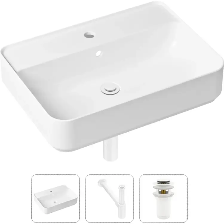 Накладная раковина для ванной Lavinia Boho Bathroom Sink Slim 21520337