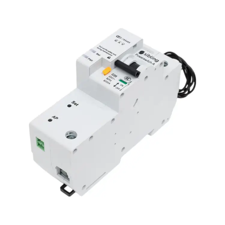 Умный однополюсный автоматический выключатель SIBLING Powerswitch-A20 00-00003052