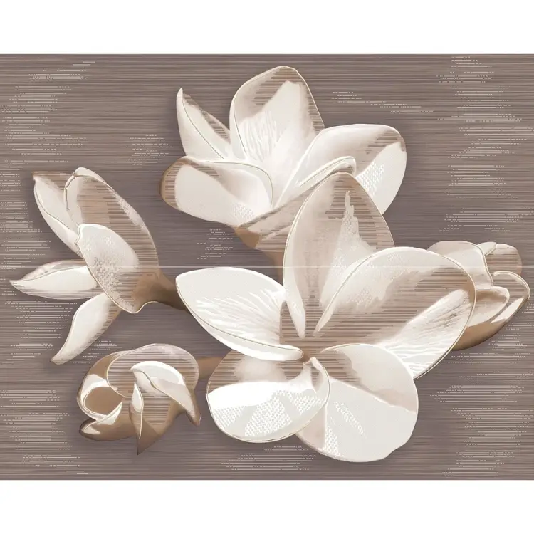 Панно Azori Ceramica 50.5x40.2 см, amati plumeria alba 584192003